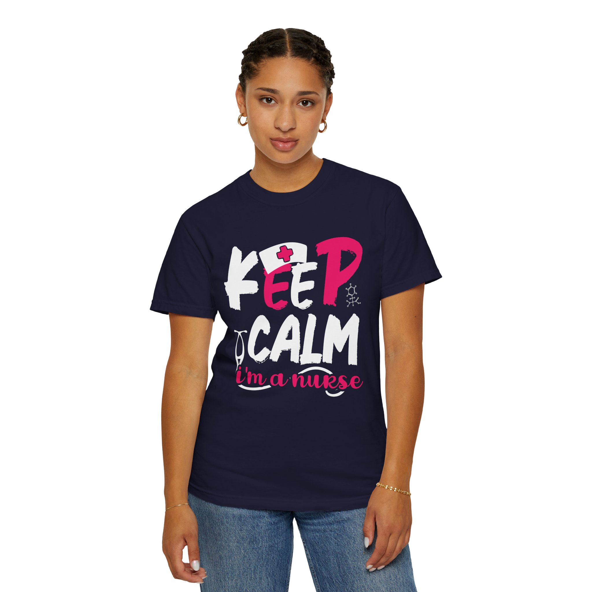 Nurse T-Shirt, Keep Calm Shirt, Gift for Nurses, Medical Humor Tee, Healthcare Appreciation. - Image 44
