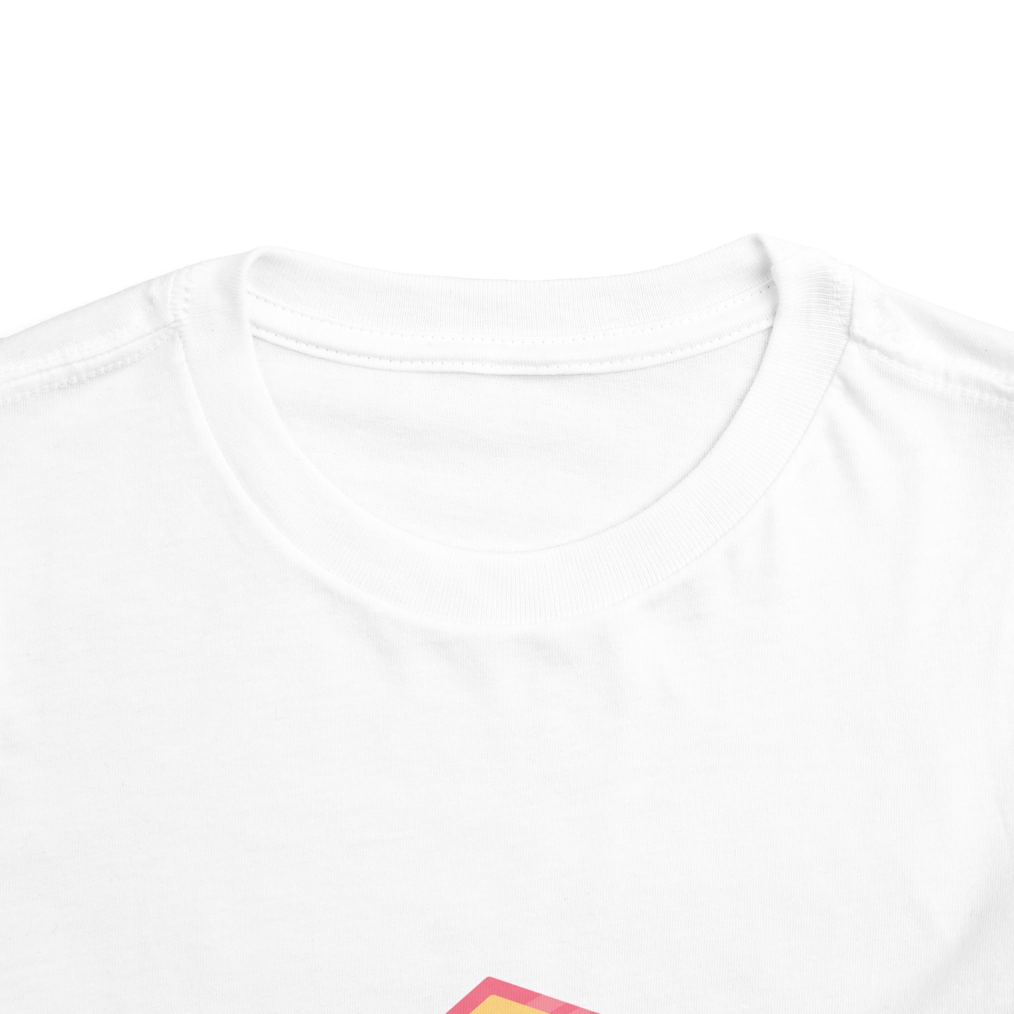 Colorful Toy Blocks Toddler T-Shirt – Cute Kids Graphic Tee for Boys & Girls, Baby Shower Gift. - Image 4