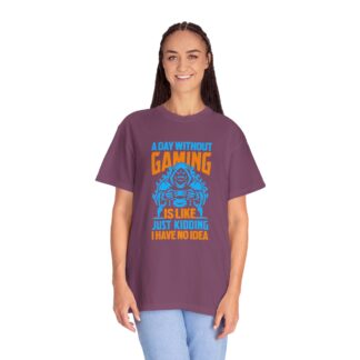 Funny Gamer T shirt - No Gaming Day Humor - Image 43