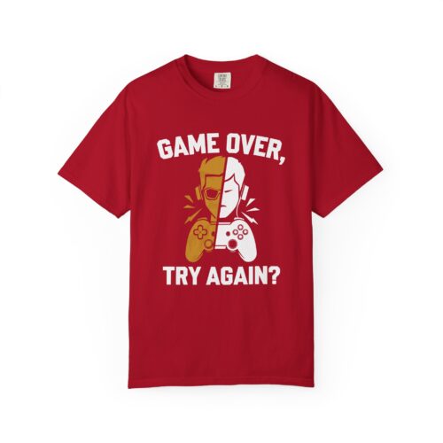 Gaming Tshirt for Boys - Playful Gamer Gift - Game Over Unisex Tee - Image 41