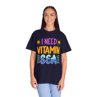 Funny summer quote t-shirt - Beachy Vibes - I Need Vitamin Sea - Image 19