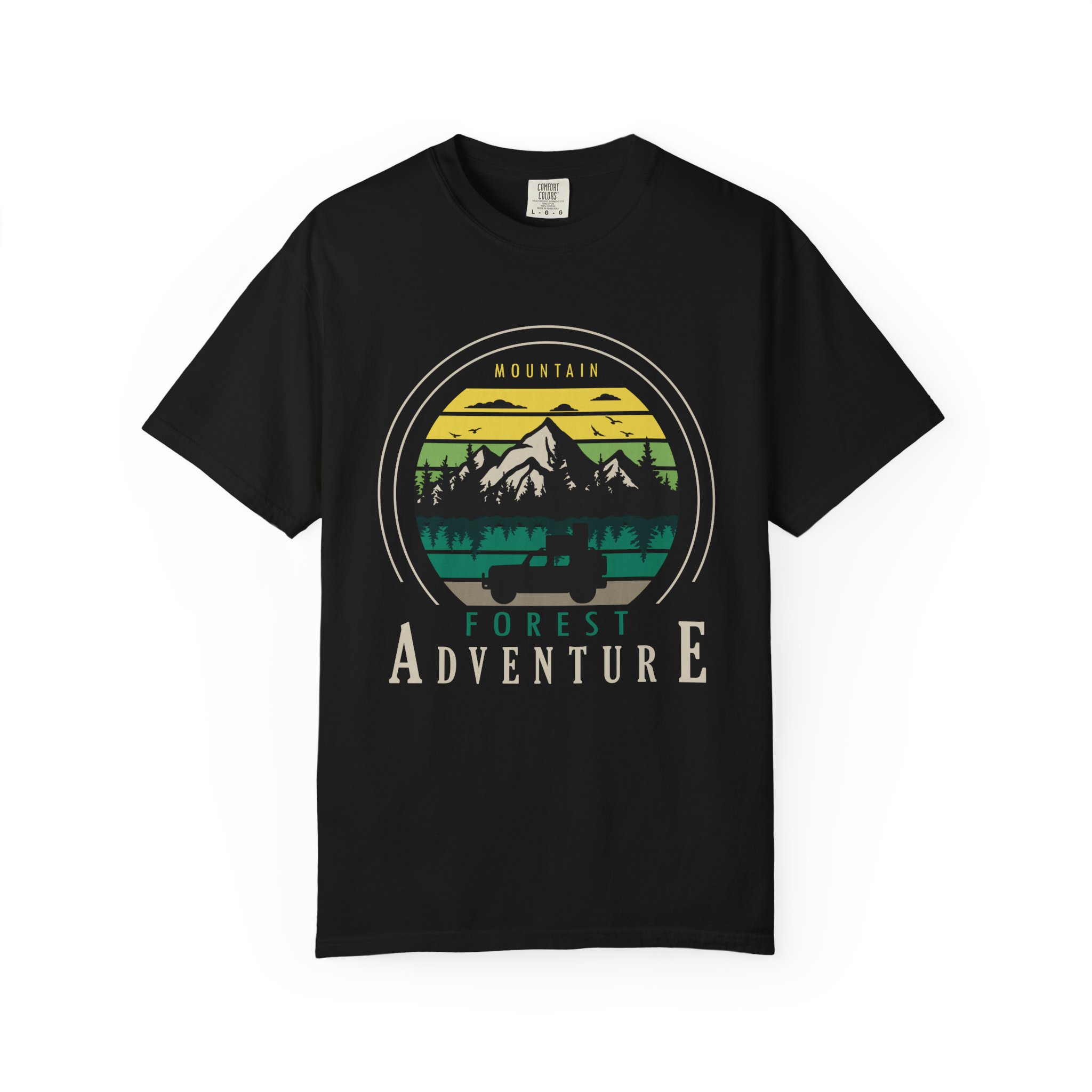 Adventure Forest Unisex T-shirt, Nature Lover Shirt, Travel Tee, Outdoor Apparel, Gift for Hikers, Casual Wear.