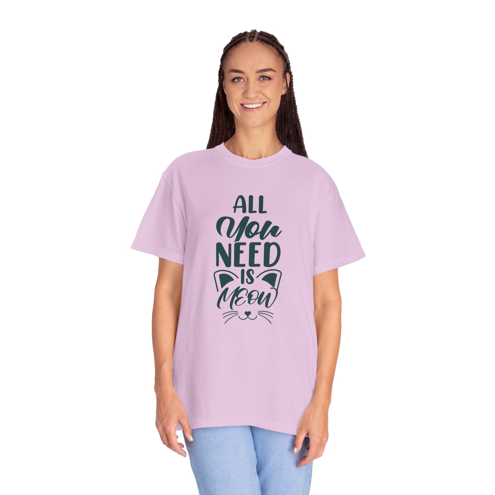 All You Need Is Meow T-Shirt – Cute Cat Lover Graphic Tee for Men & Women, Casual Everyday Wear & Perfect Gift Giving - Image 43