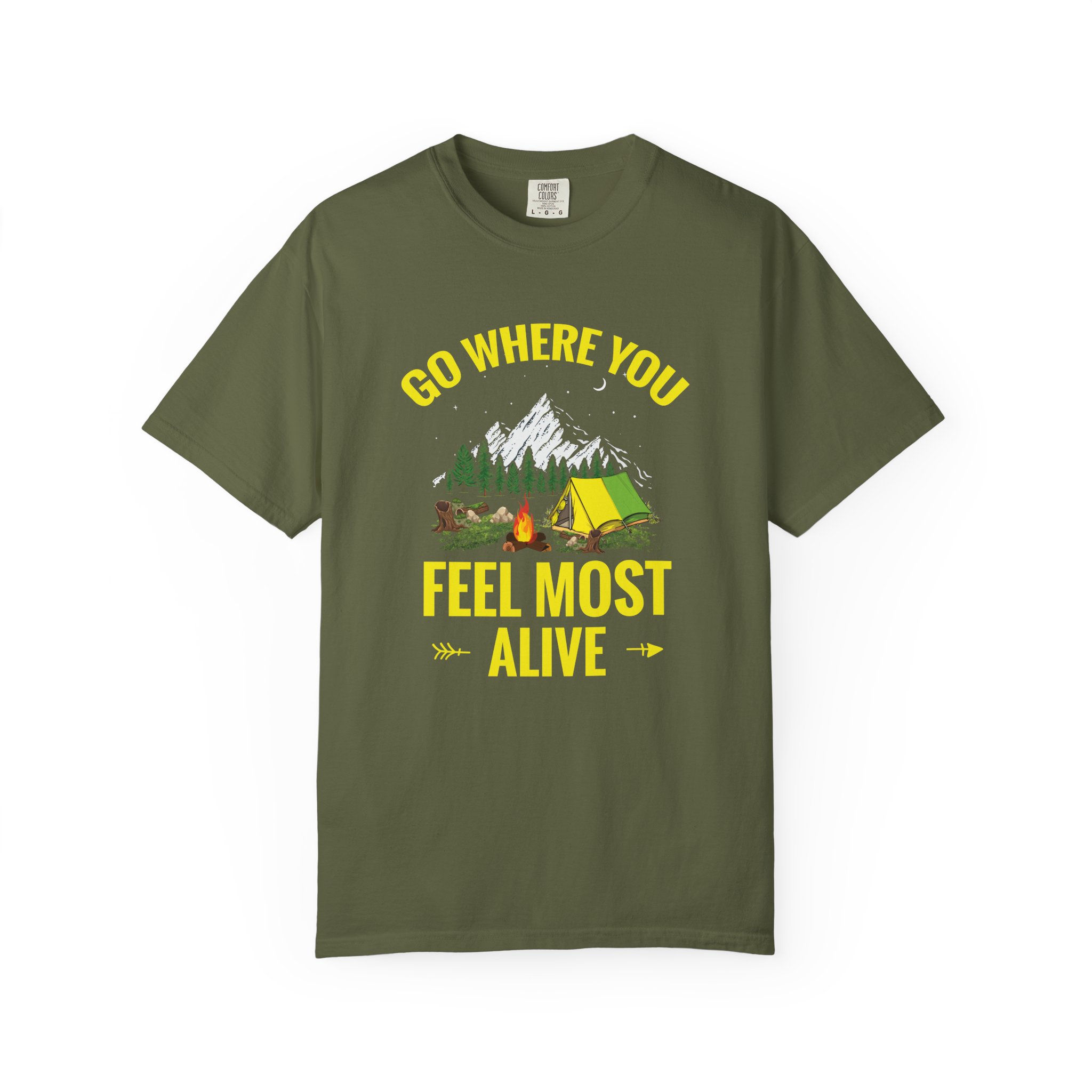 Adventure-Inspired T-Shirt | Outdoor Lovers Gift, Camping Apparel, Nature Tee, Eco-Friendly Fashion, Unisex Casual Wear. - Image 9