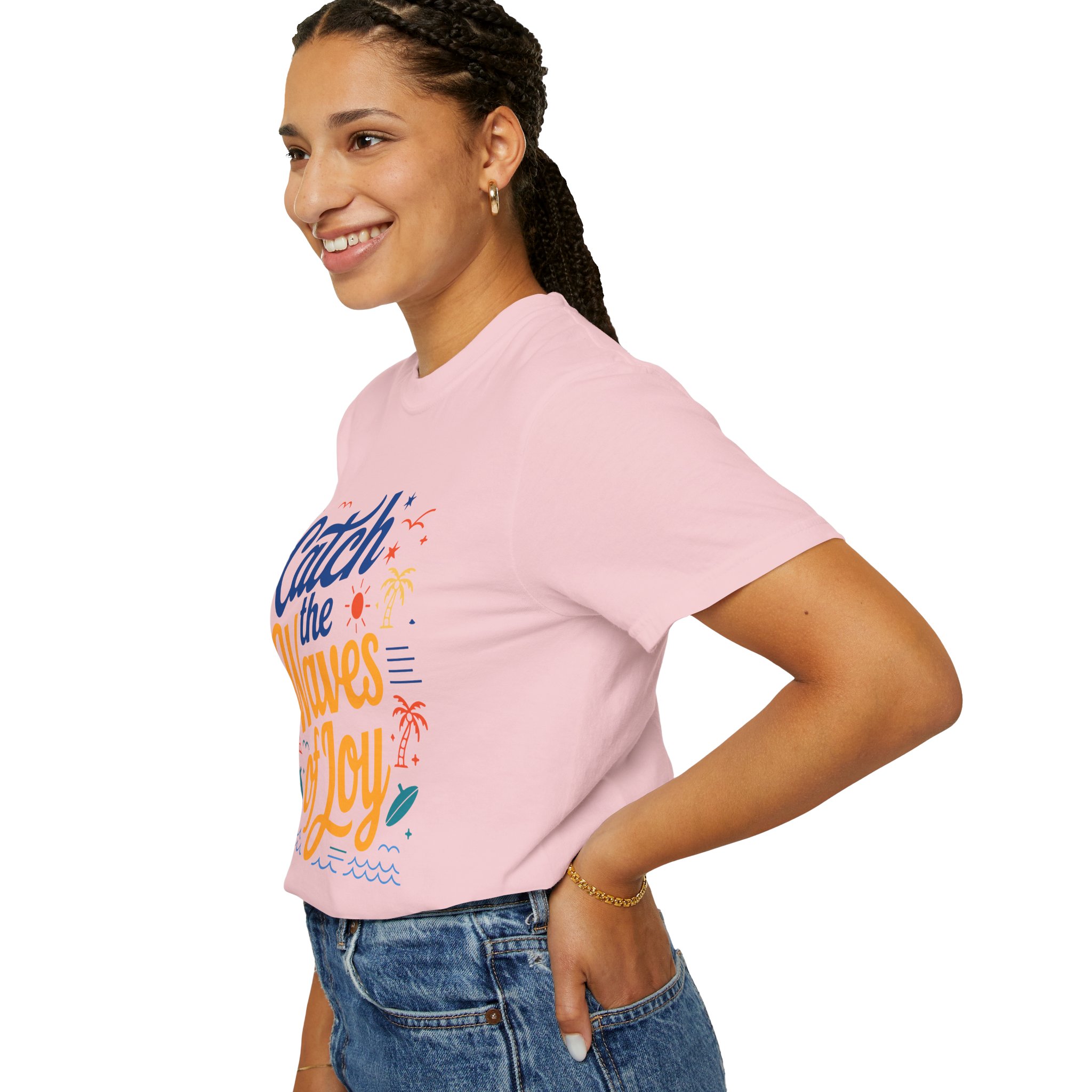 Catch the Waves of Joy T-Shirt, Beachwear, Summer Apparel, Unisex Fashion, Vacation Shirt, Gift for Surfers. - Image 37