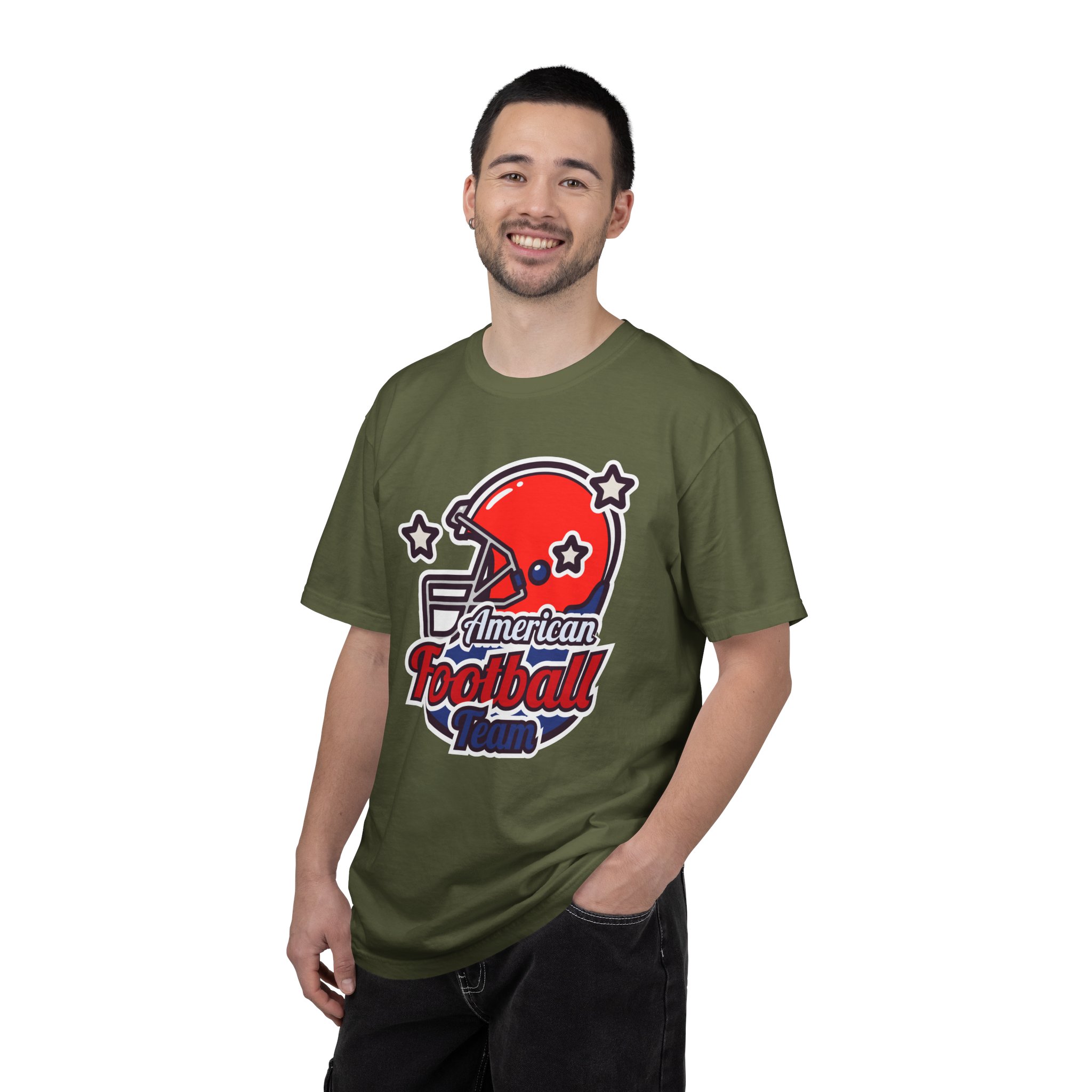 C - 16.13a - Authentic Football Team T-Shirt, Unisex Sports Tee, Garment Dyed Shirt, Game Day Apparel, Perfect for Football Fans, Casual Wear. - Image 18