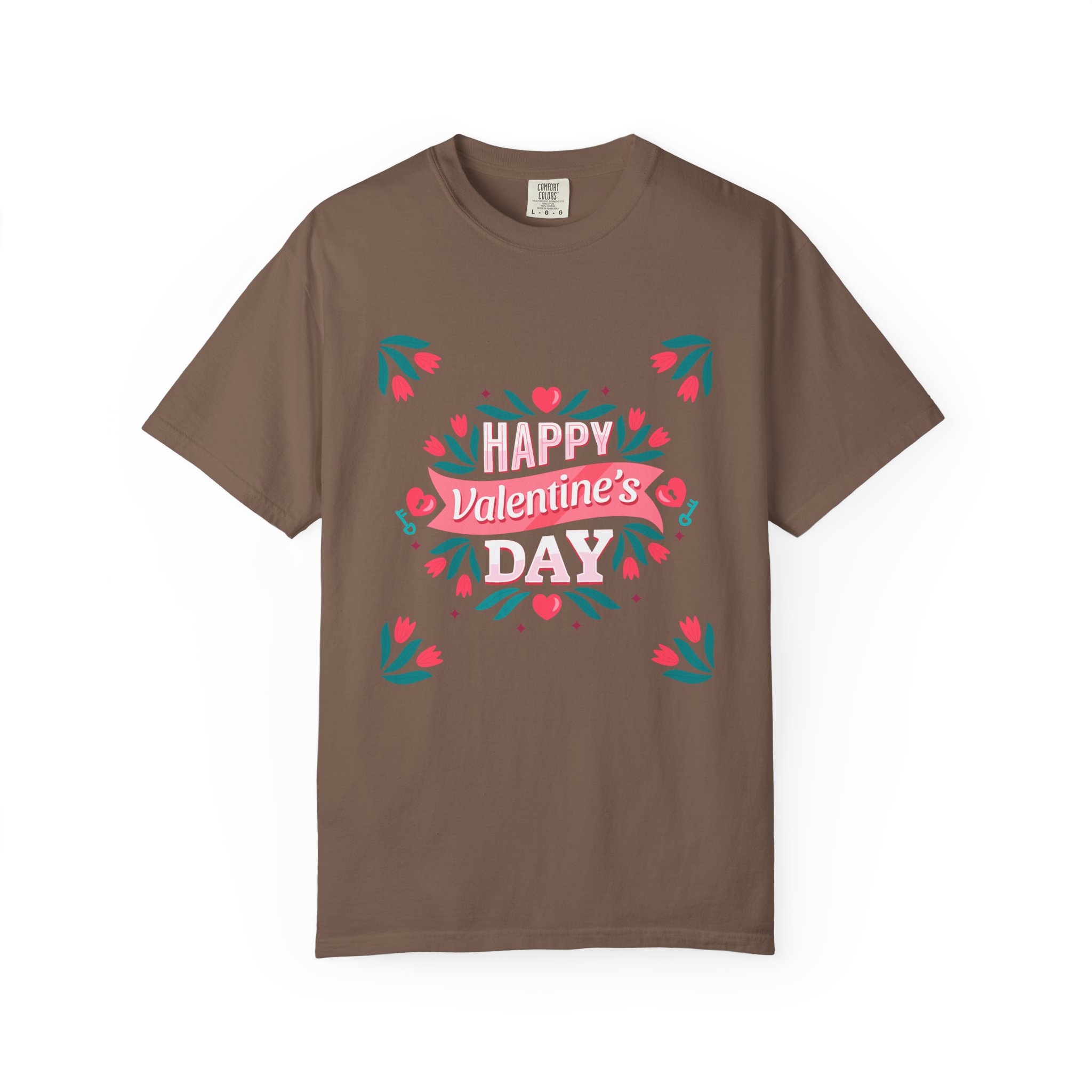 Unisex Valentine’s Day T-shirt, Cute Floral Graphic Tee, Gift for Him or Her, Casual Wear, Trendy Love Shirt. - Image 17