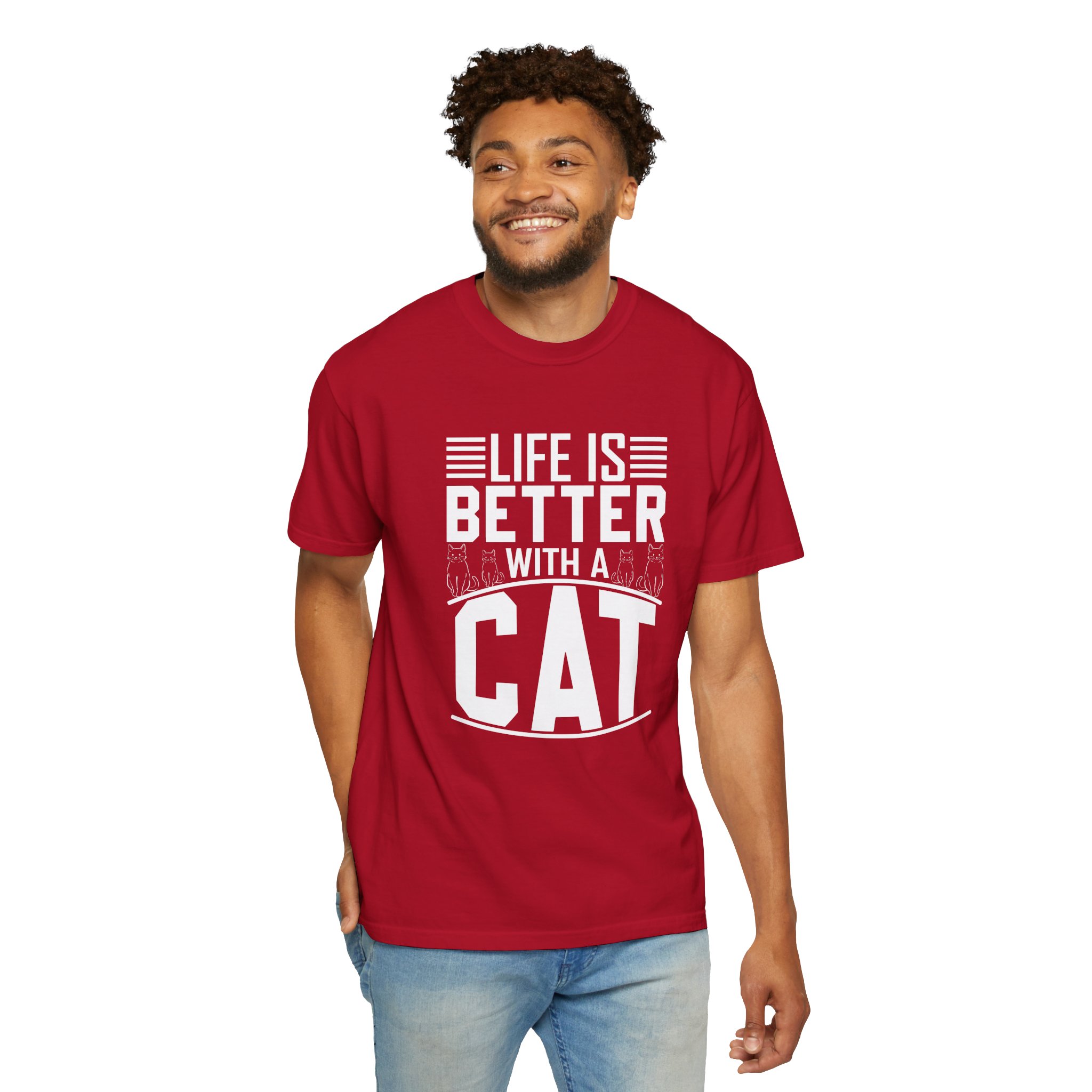 b2 - 5.19 - Life Is Better With a Cat T-Shirt – Cute Cat Lover Graphic Tee for Cozy Vibes & Everyday Happiness. - Image 54