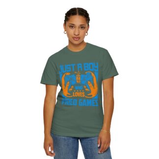 Game Controller T Shirt for Young Gamers - Just a Boy Who Loves Video Games Unisex Tee - Image 20