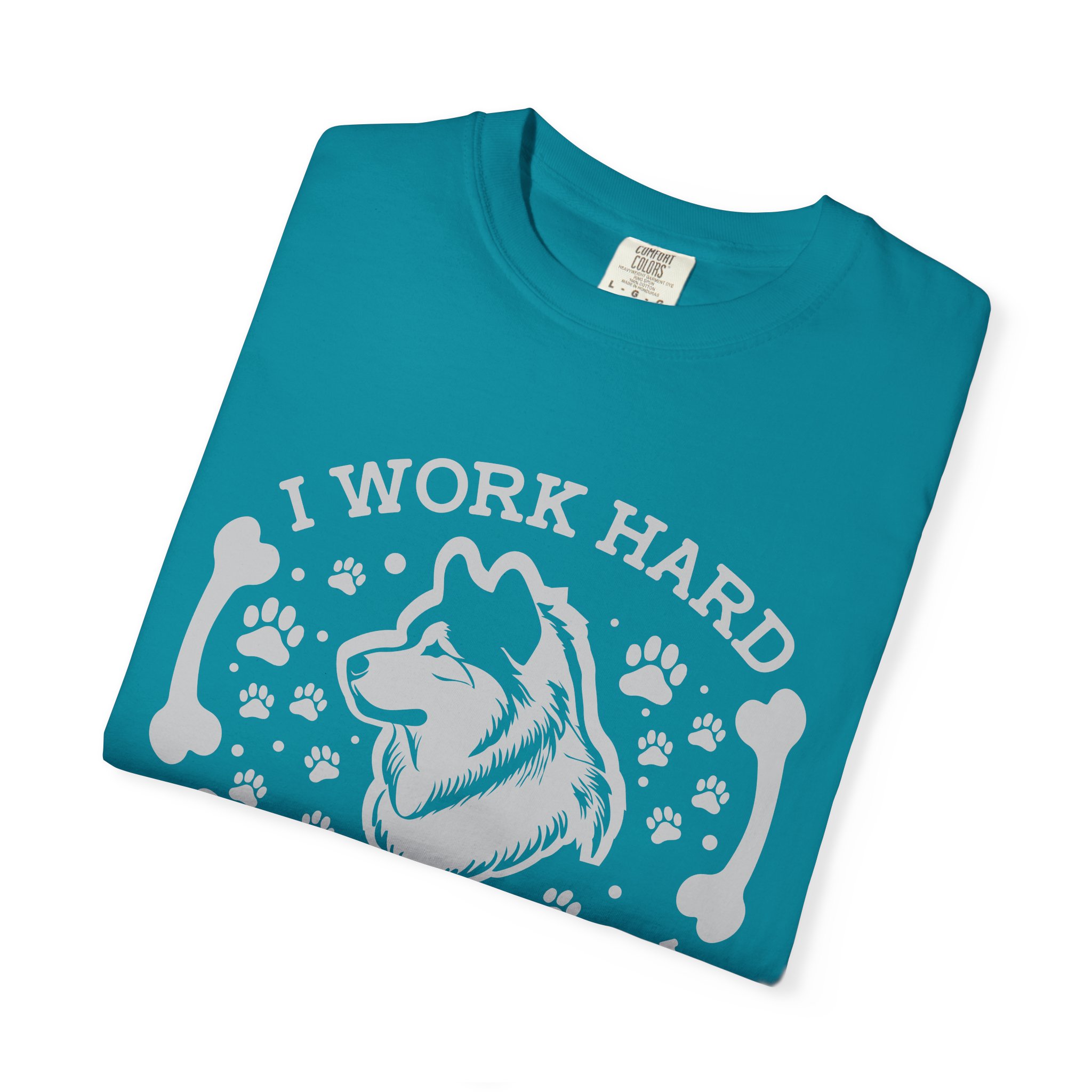 I Work Hard So My Dog Can Live a Better Life T-Shirt – Funny Dog Lover Graphic Tee for Pet Parents & Everyday Motivation. - Image 15