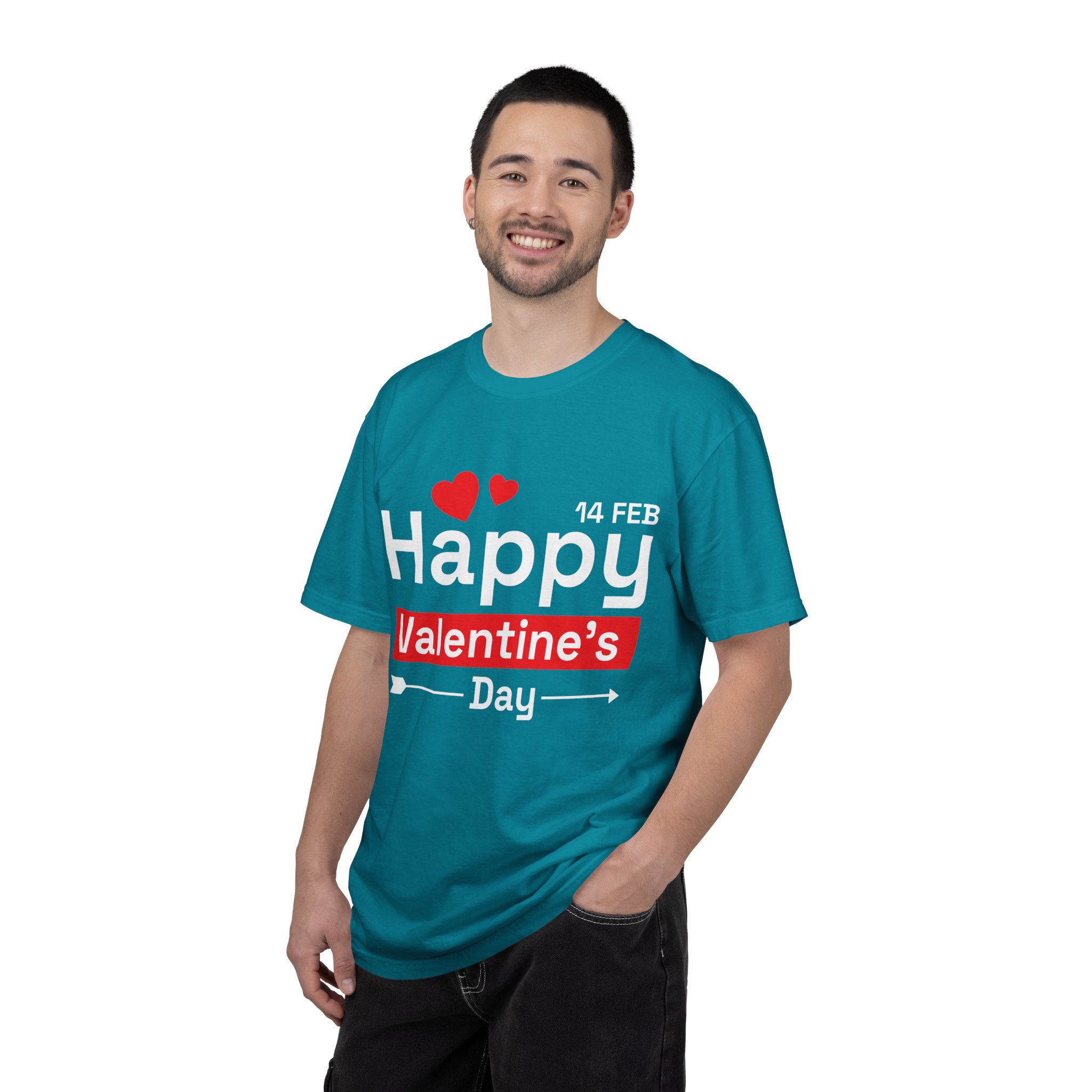b2 - 8.6d - Happy Valentine’s Day T-Shirt – Classic Graphic Tee for Love, Romance & Festive Style. - Image 18