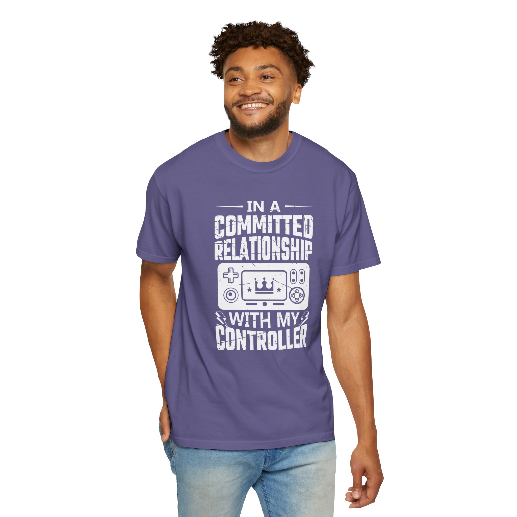 Committed to My Controller T-Shirt – Funny Gamer Graphic Tee for Video Game Lovers & Gaming Enthusiasts. - Image 46