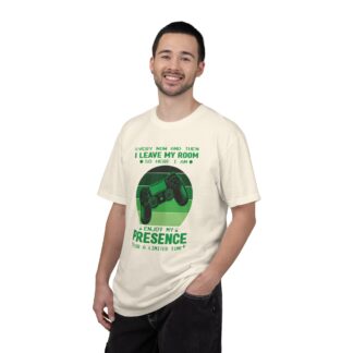 I Leave My Room So Here I Am T-Shirt – Retro Green Gamer Controller Tee for Video Game Lovers & Gamers. - Image 10