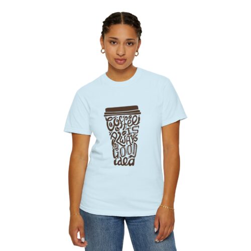 Graphic coffee lover tshirt - Fun, Soft Gift - Image 4