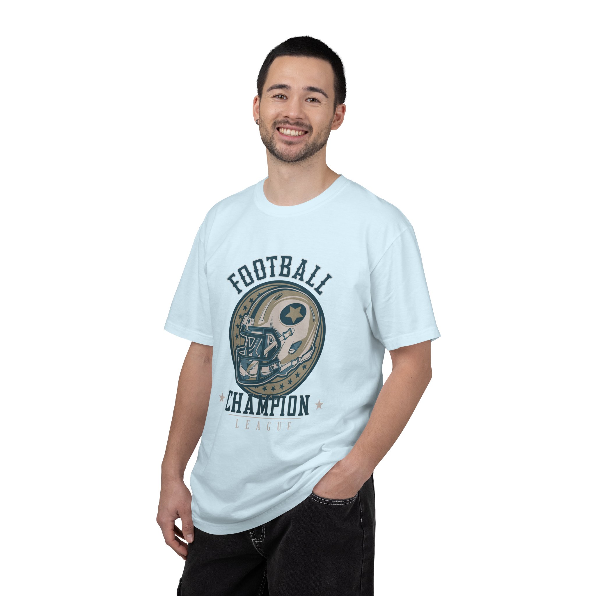 Football Champion T-Shirt, Unisex Garment-Dyed Tee for Sports Fans, Vintage Sports Apparel, Gift for Football Lovers, Casual Wear. - Image 26