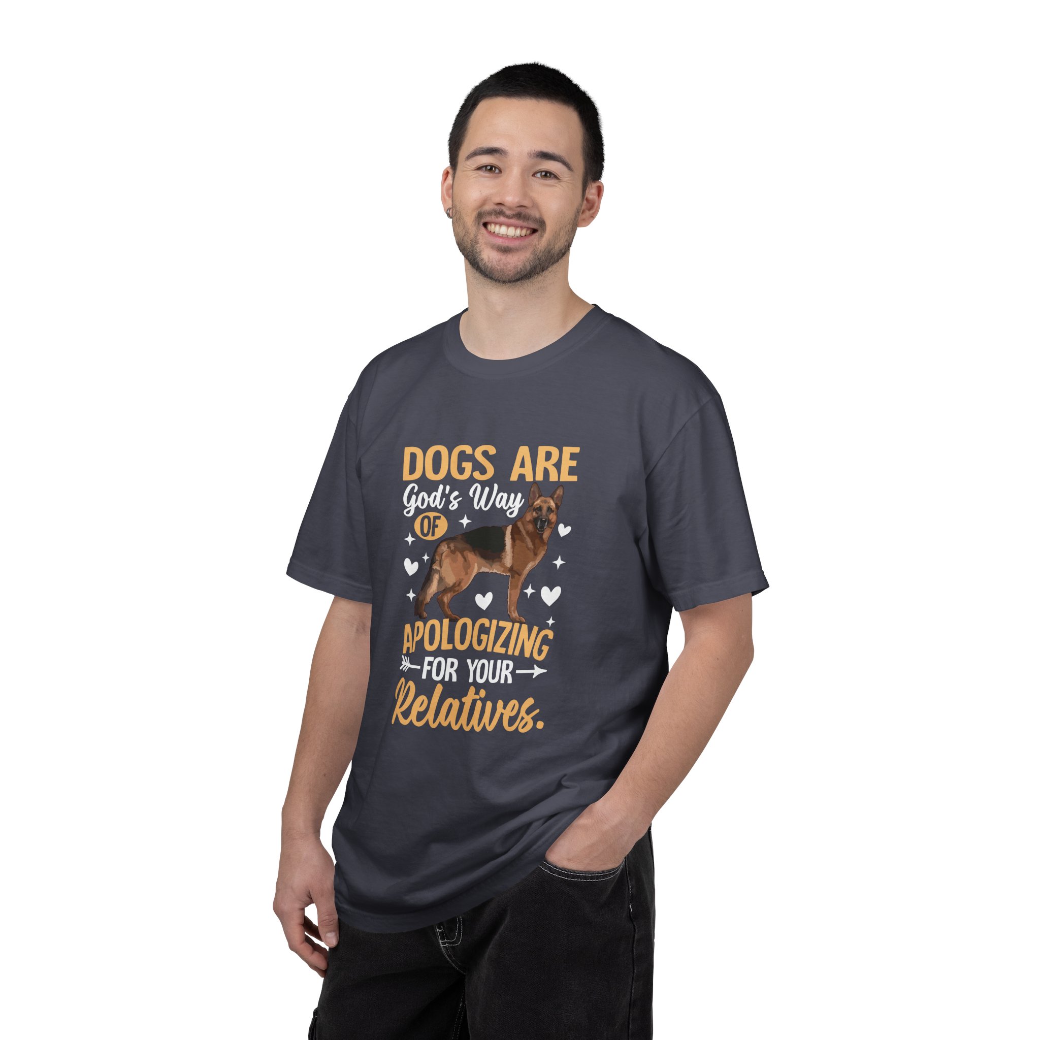 b2 - 4.1 - Dogs Are God’s Way of Apologizing for Your Relatives T-Shirt – Funny Dog Lover Graphic Tee for Humor, Pet Lovers & Playful Vibes. - Image 34