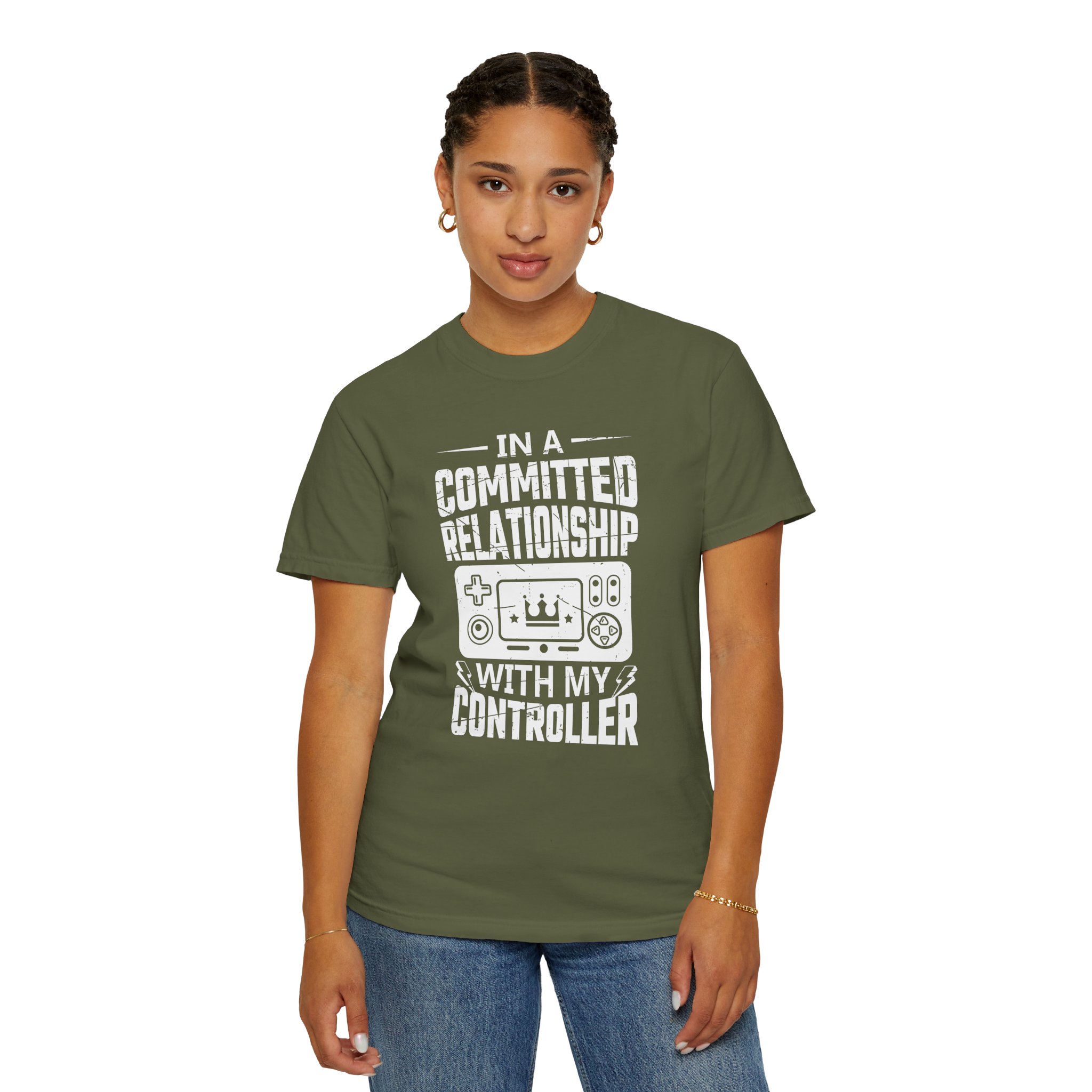 Committed to My Controller T-Shirt – Funny Gamer Graphic Tee for Video Game Lovers & Gaming Enthusiasts. - Image 12