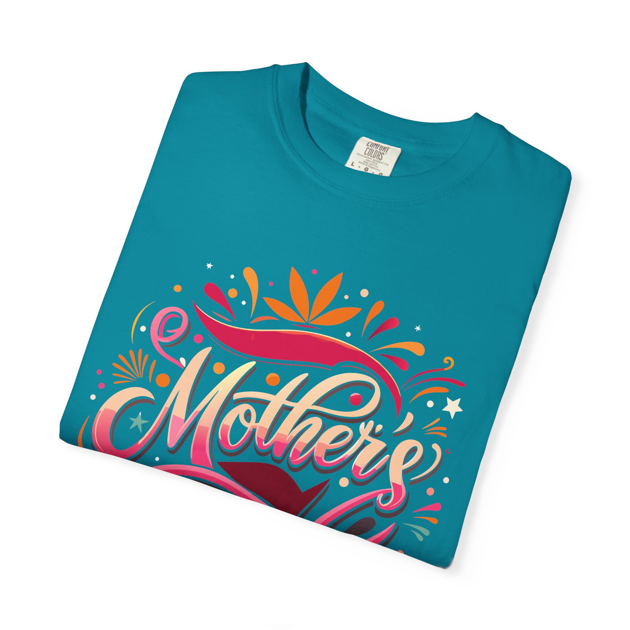 Mother's Day Garment-Dyed T-Shirt, Unisex Gift Tee, Floral Graphic Top, Casual Wear, Everyday Comfort. - Image 23