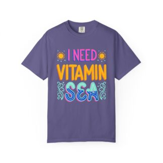 Funny summer quote t-shirt - Beachy Vibes - I Need Vitamin Sea - Image 25