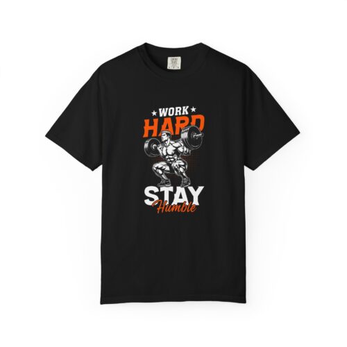 Work Hard Stay Humble T-Shirt | Fitness Lifestyle Tee, Casual Wear, Gift for Gym Lovers, Motivational Tee, Unisex Apparel.