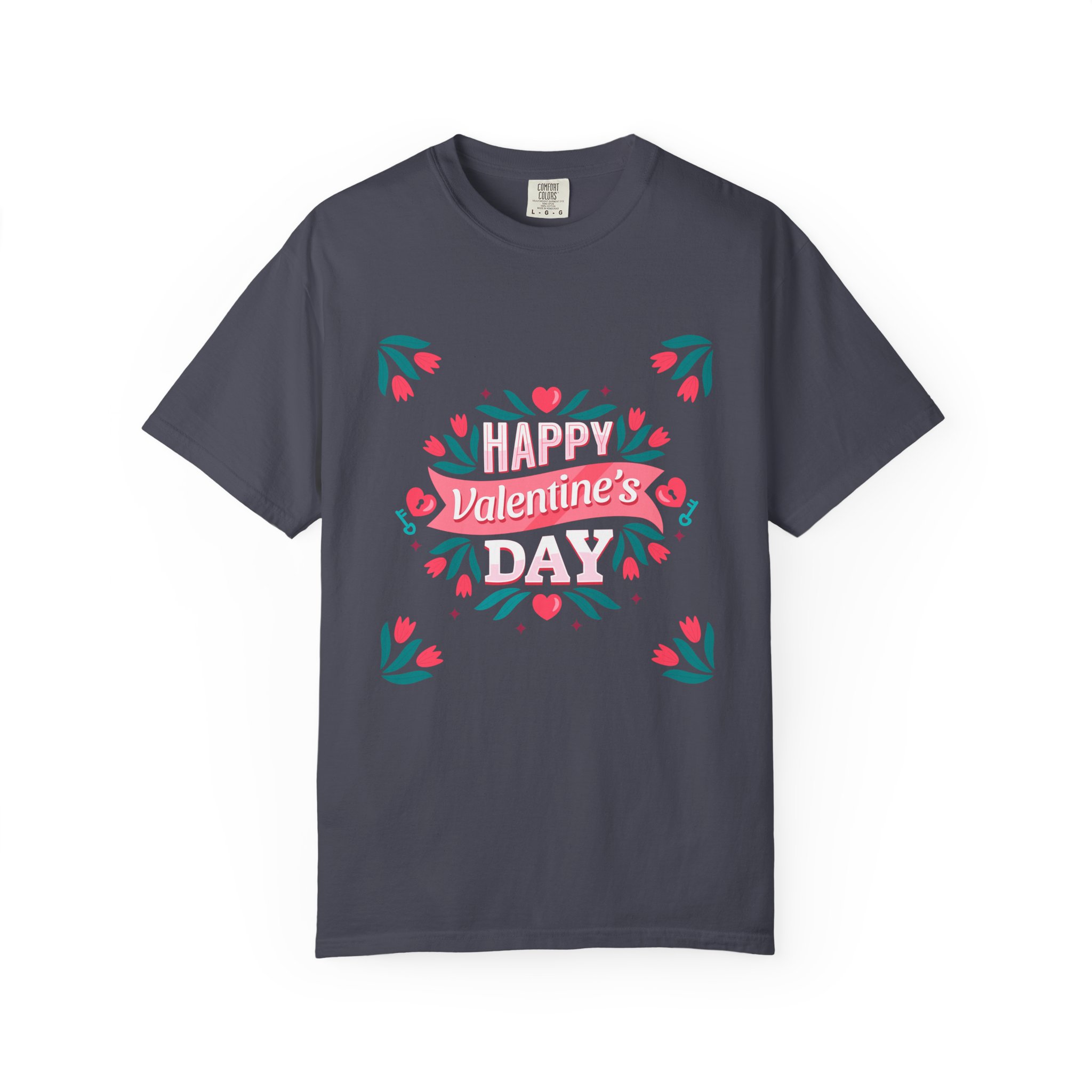 Unisex Valentine’s Day T-shirt, Cute Floral Graphic Tee, Gift for Him or Her, Casual Wear, Trendy Love Shirt. - Image 33