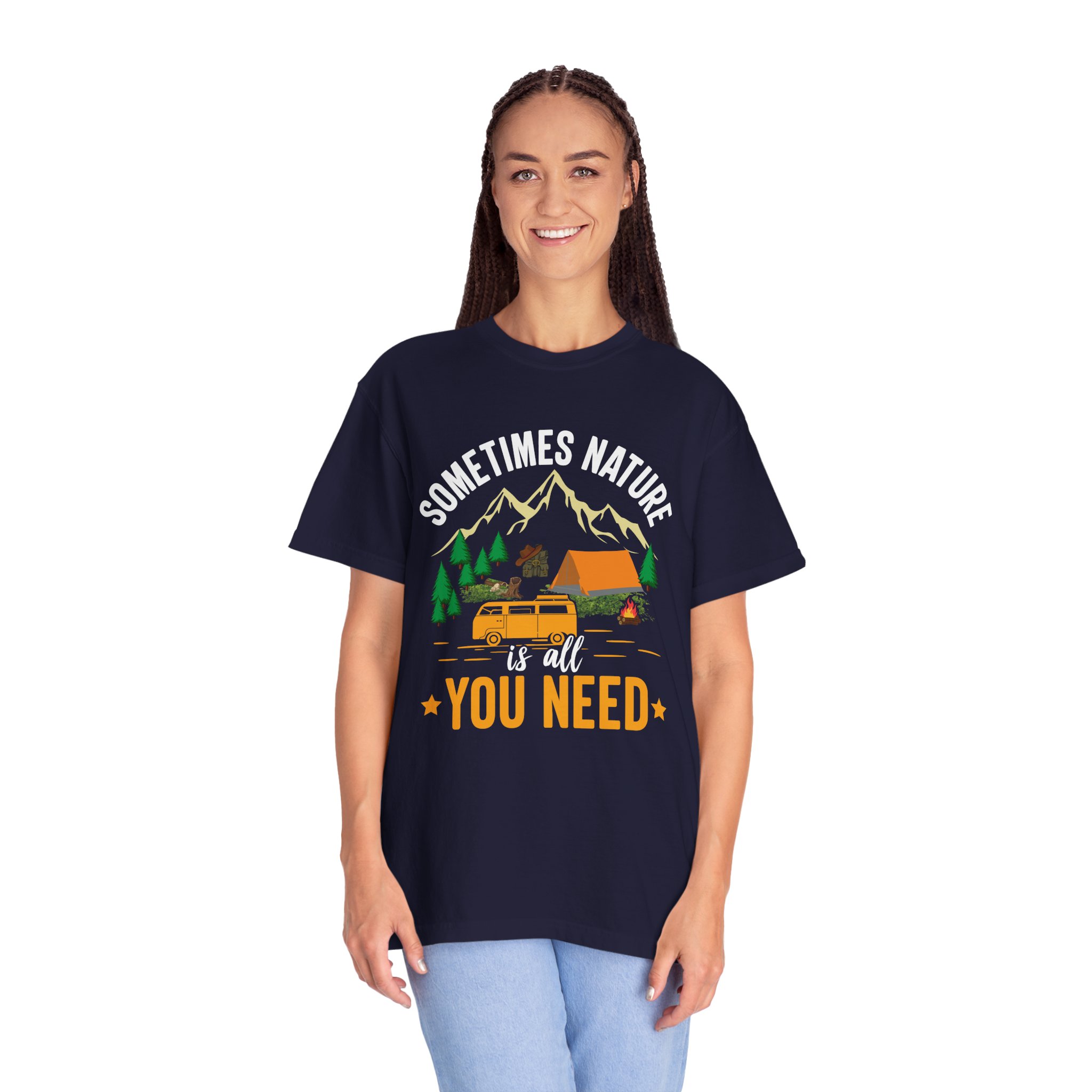 Adventure Awaits Unisex T-Shirt - Perfect for Camping, Nature Lovers, Outdoor Enthusiasts, Summer Festivals, Unique Gift Idea. - Image 35