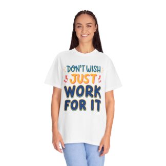 Funny motivational graphic T-shirt - Hustle, Hard Work - Image 3