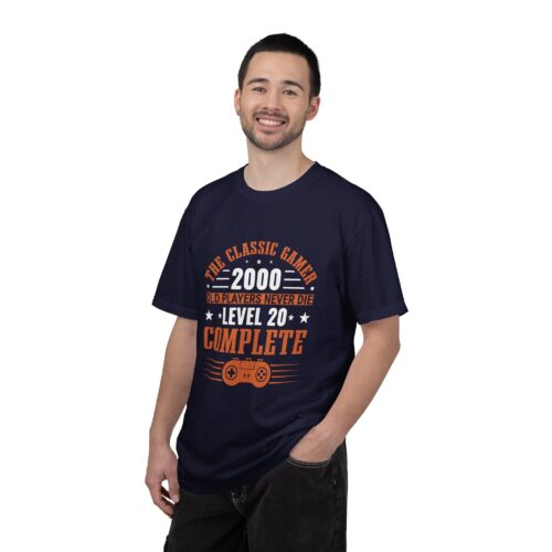Retro gaming tee Gamer Level 20 Unisex Tshirt - Image 10