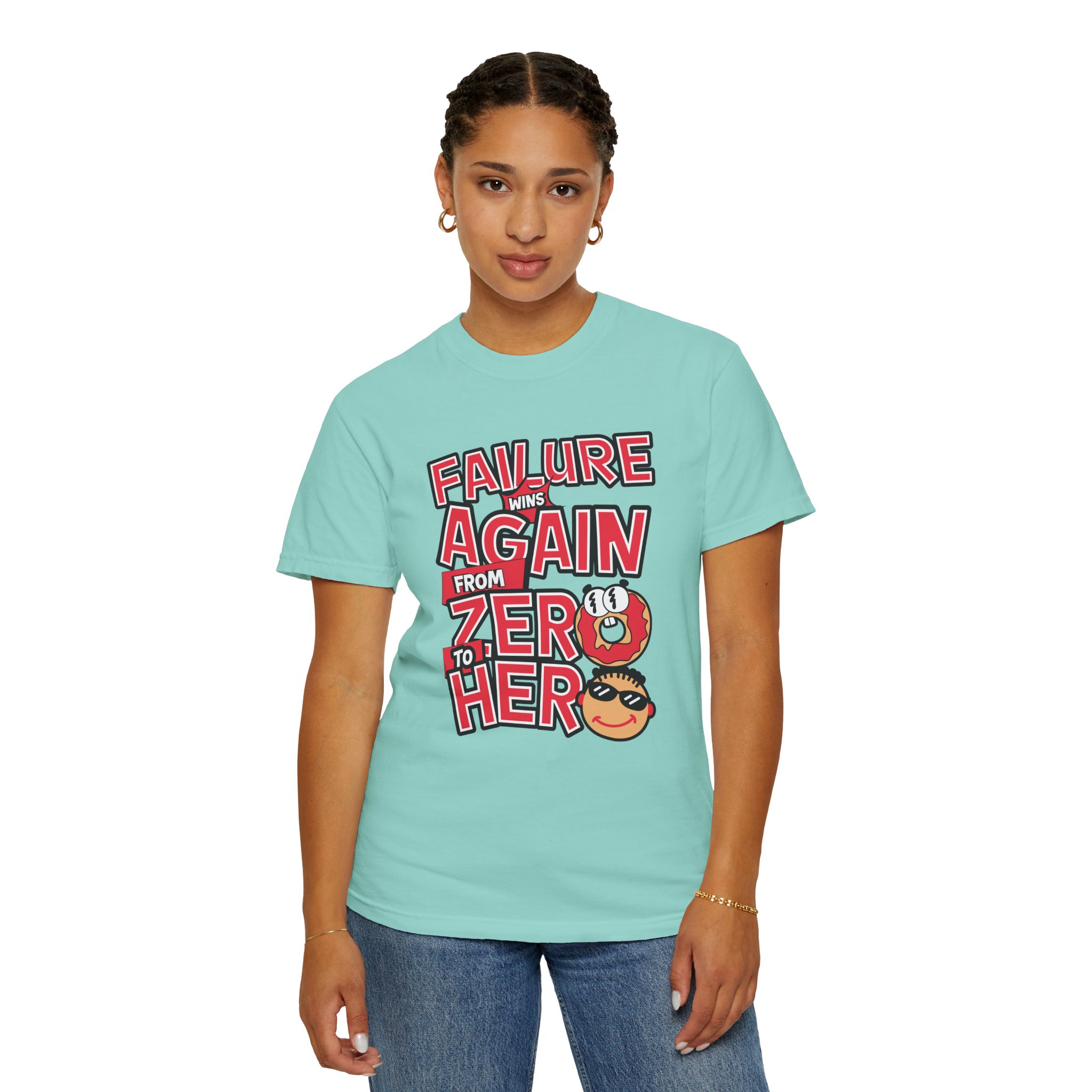 b2 - 2.3 - From Failure Again to Hero T-Shirt – Motivational Graphic Tee for Growth, Resilience & Success Mindset. - Image 36