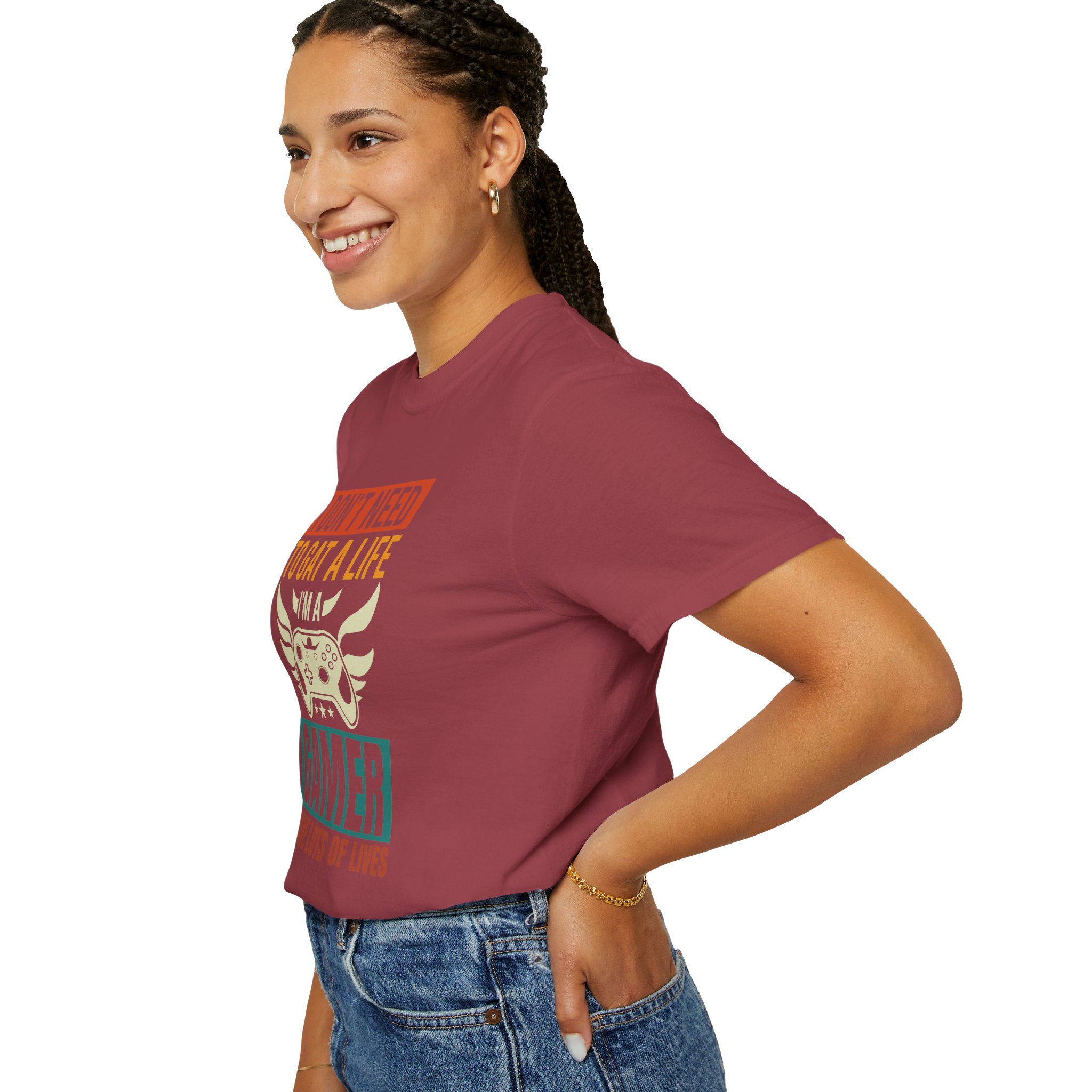 b2 - 3.19 - I Don’t Need to Get a Life, I Have Lots of Lives T-Shirt – Funny Retro Gamer Controller Graphic Tee for Humor & Classic Gaming Vibes. - Image 53