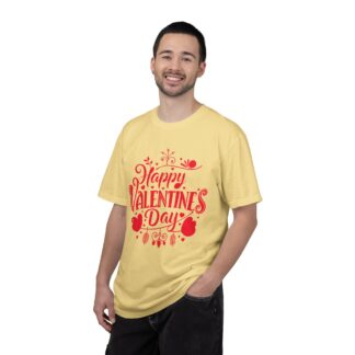 Happy Valentine’s Day Heart Design T-Shirt – Romantic Love Graphic Tee for Couples, Gift Giving & Festive Celebration. - Image 18