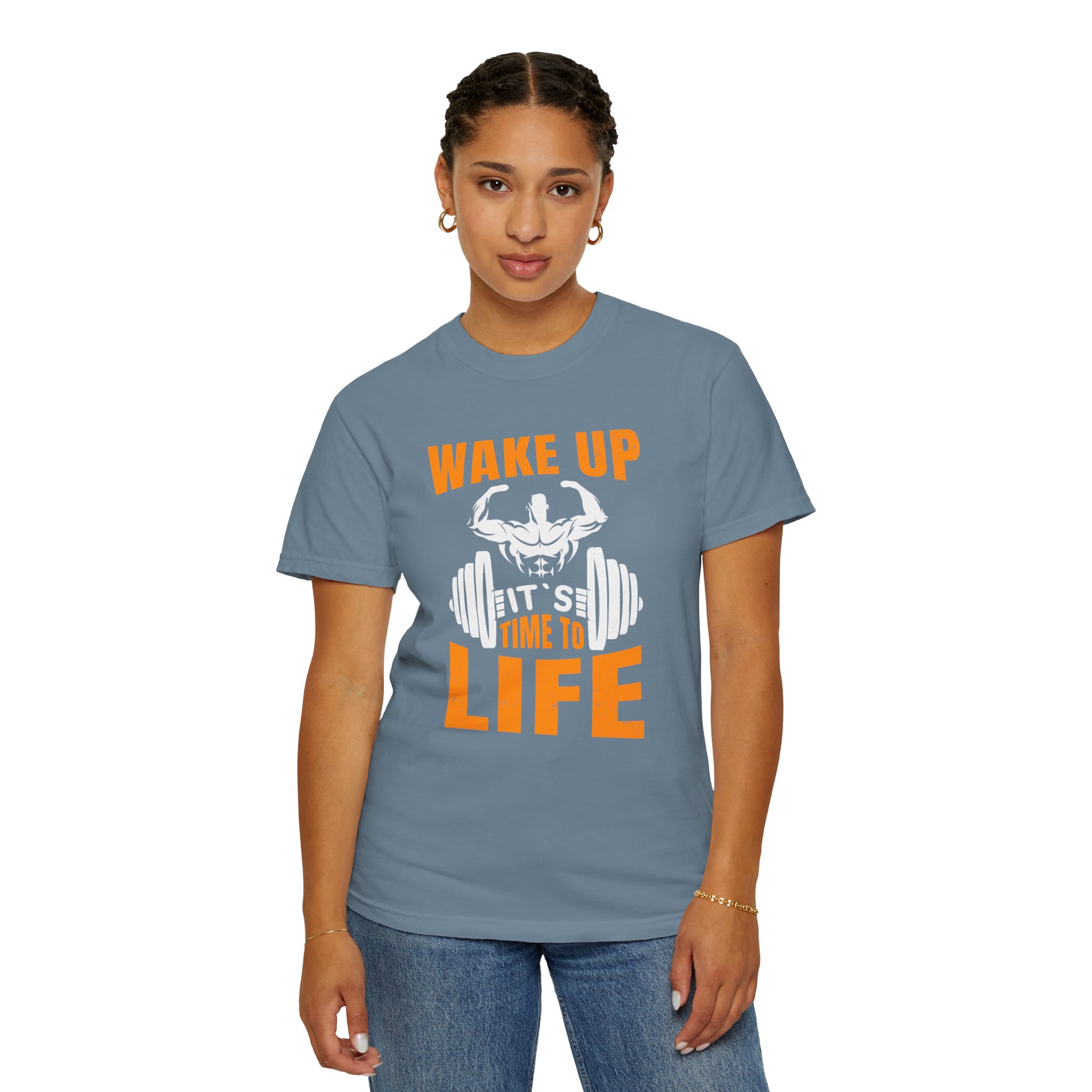 b2 - 6.19 - Wake Up It’s Time to Lift T-Shirt – Motivational Weightlifting Graphic Tee for Early Grind, Strength & Gym Dedication. - Image 20