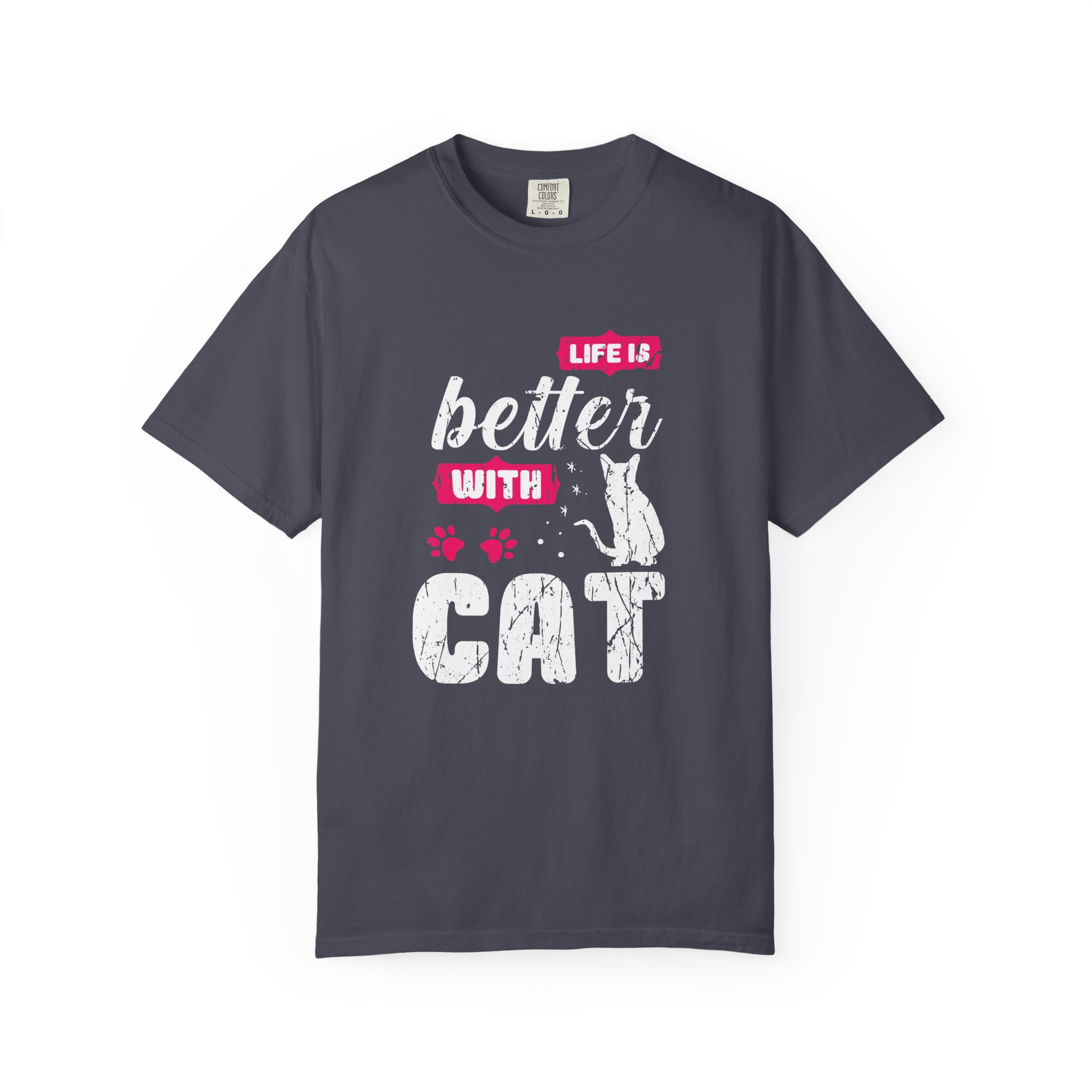 b2 - 5.17 - Life Is Better with Cat T-Shirt – Funny Cat Lover Graphic Tee for Cozy Vibes & Everyday Happiness. - Image 33