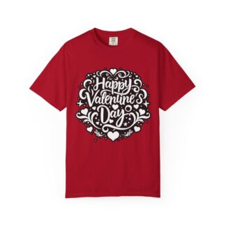 Happy Valentine’s Day Heart Floral T-Shirt – Romantic Floral Graphic Tee for Couples, Love Gifts & Festive Celebration. - Image 49