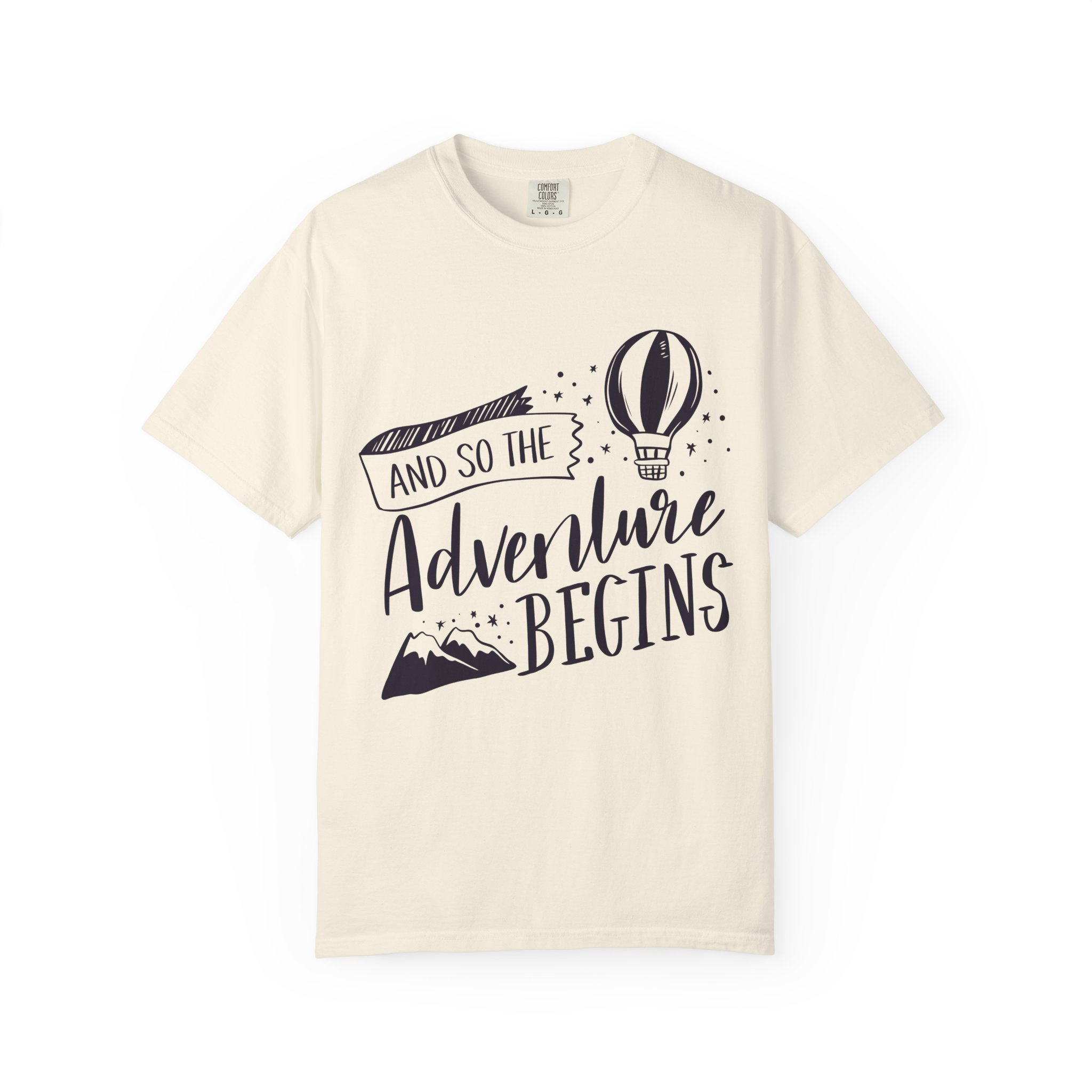 C - 14.1b - Adventure Begins Unisex T-Shirt, Travel Tee, Gift for Wanderlust, Adventure Apparel, Casual Wear, Explorer Top. - Image 9