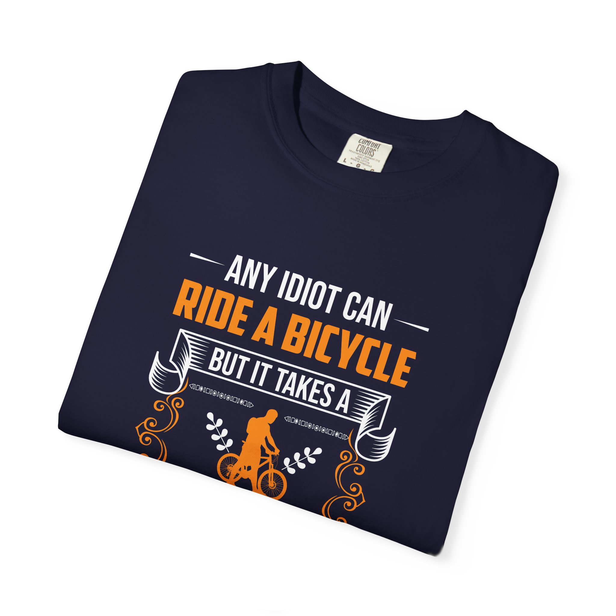 C - 20.17 - Idiot Cyclist T-Shirt: Perfect for Bike Lovers, Gift for Riders, Cycling Enthusiasts, Fun Tee for Bike Events, Sporty Casual Wear. - Image 15