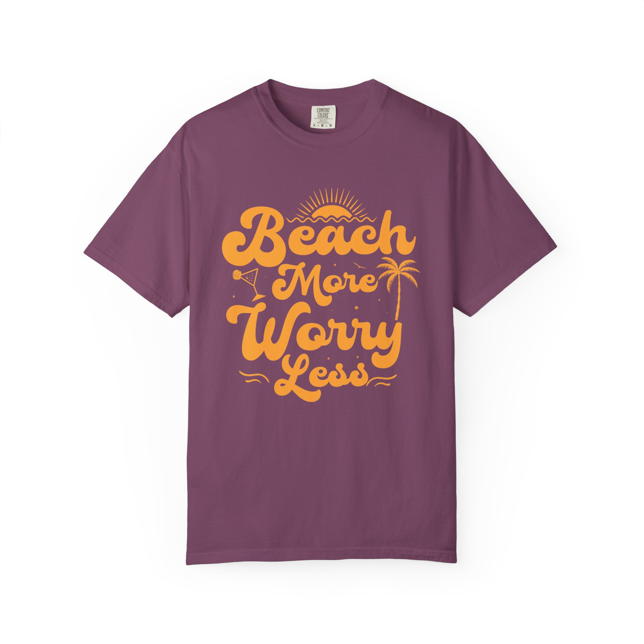 C - 13.12a - Beach Vibes T-Shirt - Unisex Garment-Dyed Tee, Summer Apparel, Gift for Beach Lovers, Vacation Outfit, Relaxing Days. - Image 41