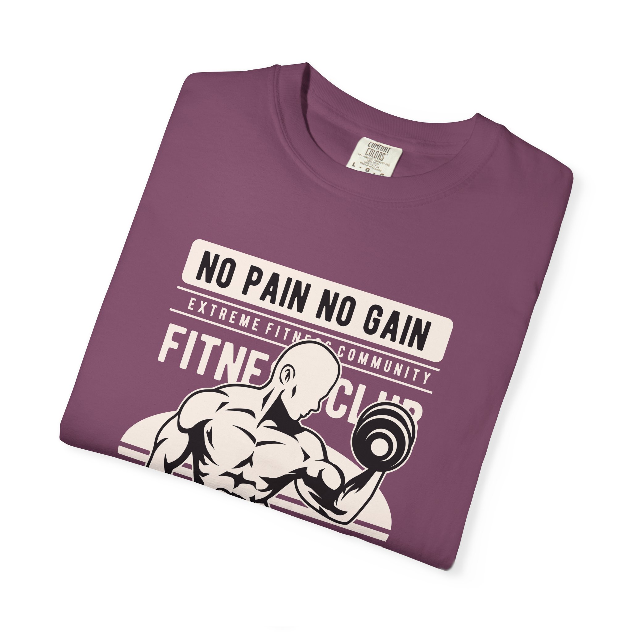 Fitness Motivation T-Shirt, Workout Tee, Gym Gear, Gift for Lifters, Unisex Casual Top, No Pain No Gain Design. - Image 42