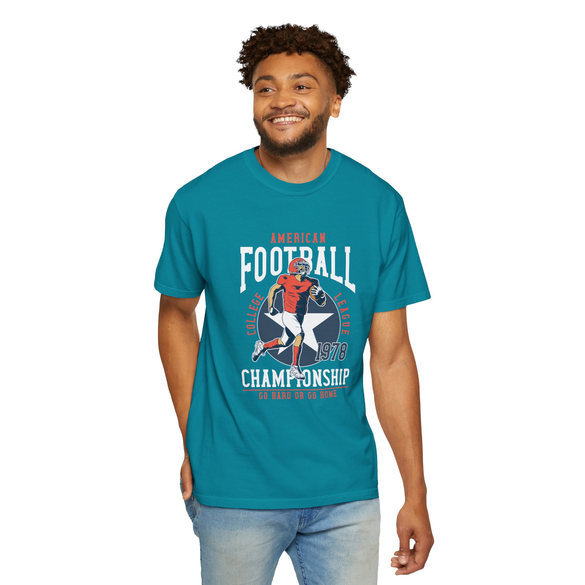 C - 16.19 - Vintage Football Championship T-Shirt, Sports Tee, Unisex Apparel, Gift for Football Fans, Casual Wear, Retro Style, Game Day Shir. - Image 22