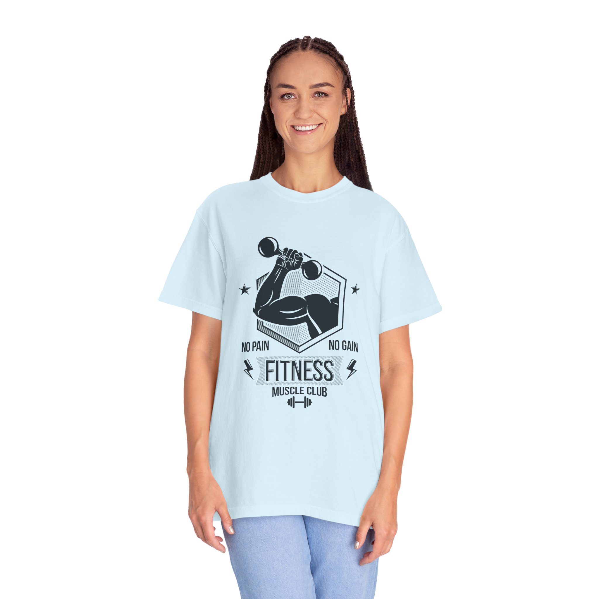 Fitness Muscle Club T‑Shirt — "No Pain No Gain" Gym Workout Tee. - Image 35