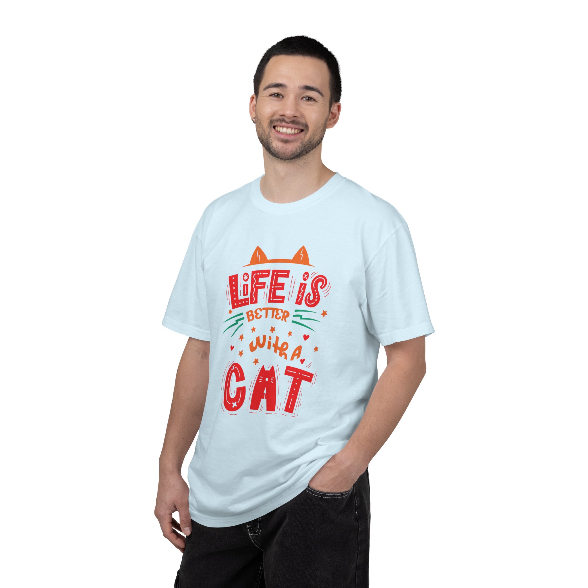 b2 - 5.15 - Life Is Better With a Cat T-Shirt – Cute Cat Lover Graphic Tee for Cozy Vibes & Everyday Happiness. - Image 42