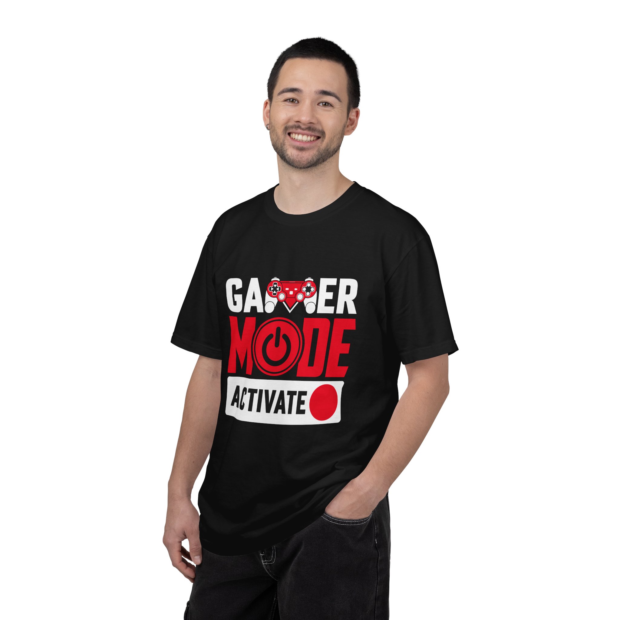 Gamer Mode Unisex T-Shirt - Fun Gift for Gamers, Retro Video Game Tee, Casual Graphic Shirt, Perfect for Gaming Events. - Image 2