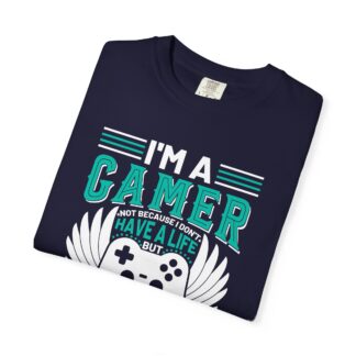 Game Controller Tshirt Gamer Style & Passion - I’m a Gamer Controller Wings Unisex Tee - Image 23