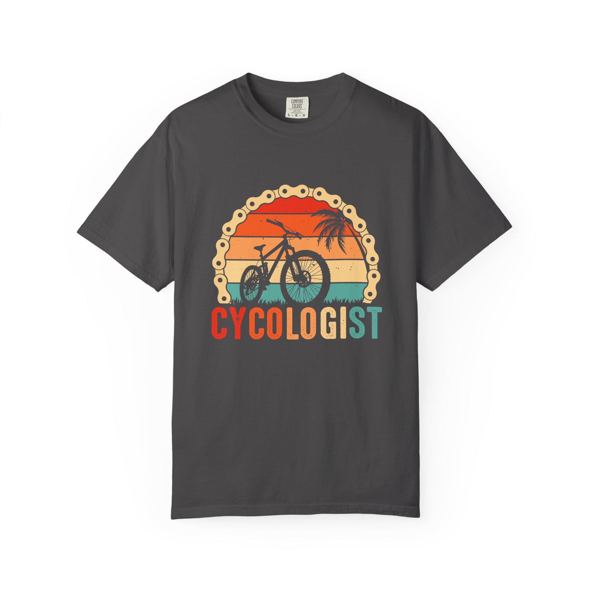 Cyclologist Garment-Dyed T-Shirt, Perfect Gift for Cyclists, Casual Wear, Outdoor Enthusiasts, Summer Apparel, Bike Lover Gift. - Image 25