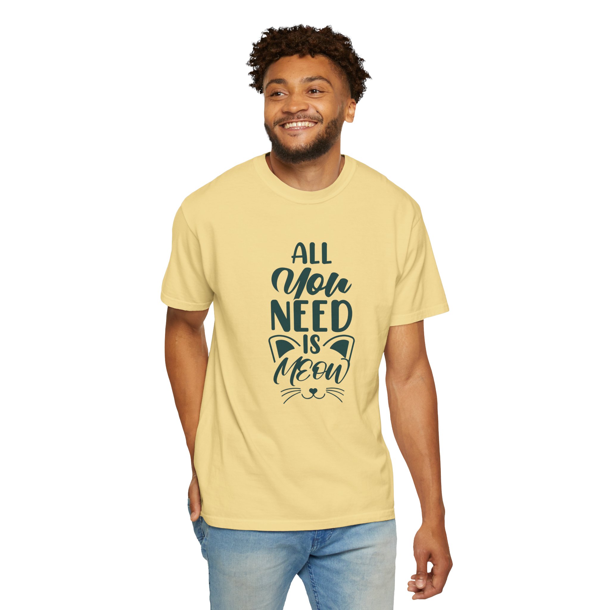 All You Need Is Meow T-Shirt – Cute Cat Lover Graphic Tee for Men & Women, Casual Everyday Wear & Perfect Gift Giving - Image 30