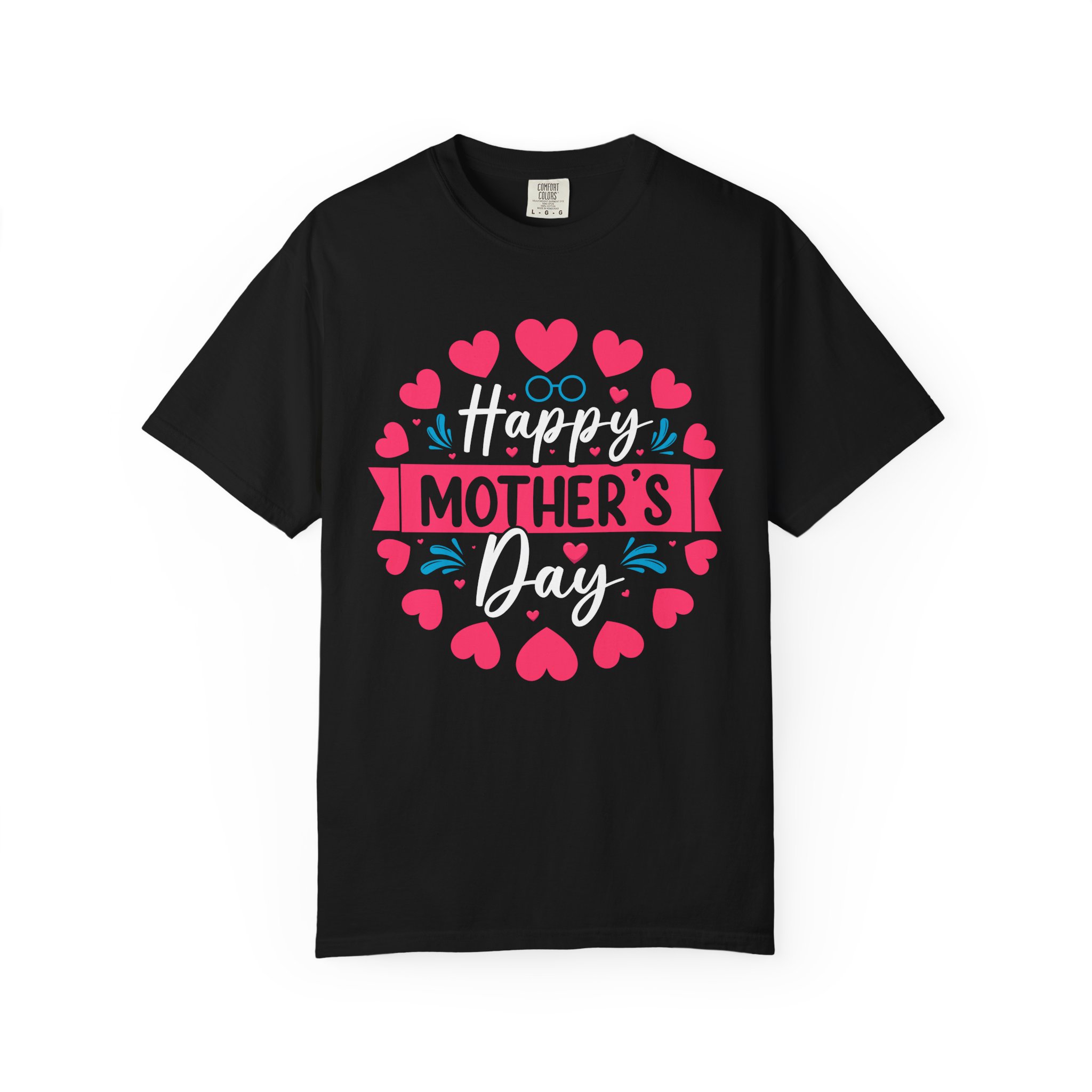 Happy Mother’s Day Floral Heart T-Shirt – Cute Love Graphic Tee for Moms, Perfect Gift Giving & Celebration Wear. - Image 25