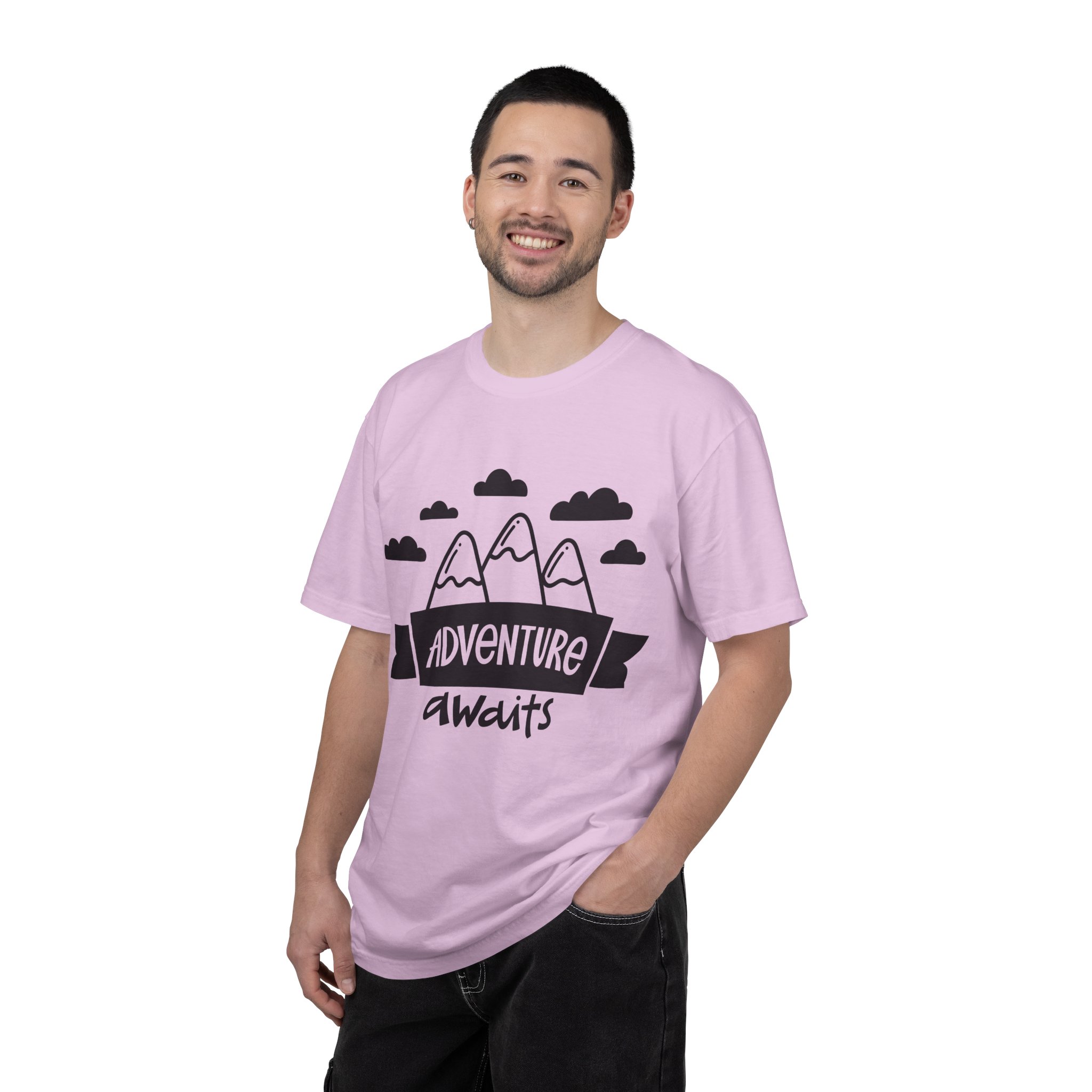 C - 14.4a - Adventure Awaits Unisex Garment-Dyed T-shirt | Nature Lover Tee, Outdoor Shirt, Travel Apparel, Gift for Explorers, Adventure Clothing. - Image 2