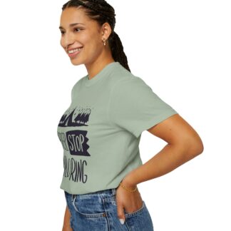 Adventure-Ready Garment-Dyed T-Shirt | Never Stop Exploring Graphic Tee, Camping Shirt, Travel Apparel, Nature Lover Gift. (Copy) - Image 29
