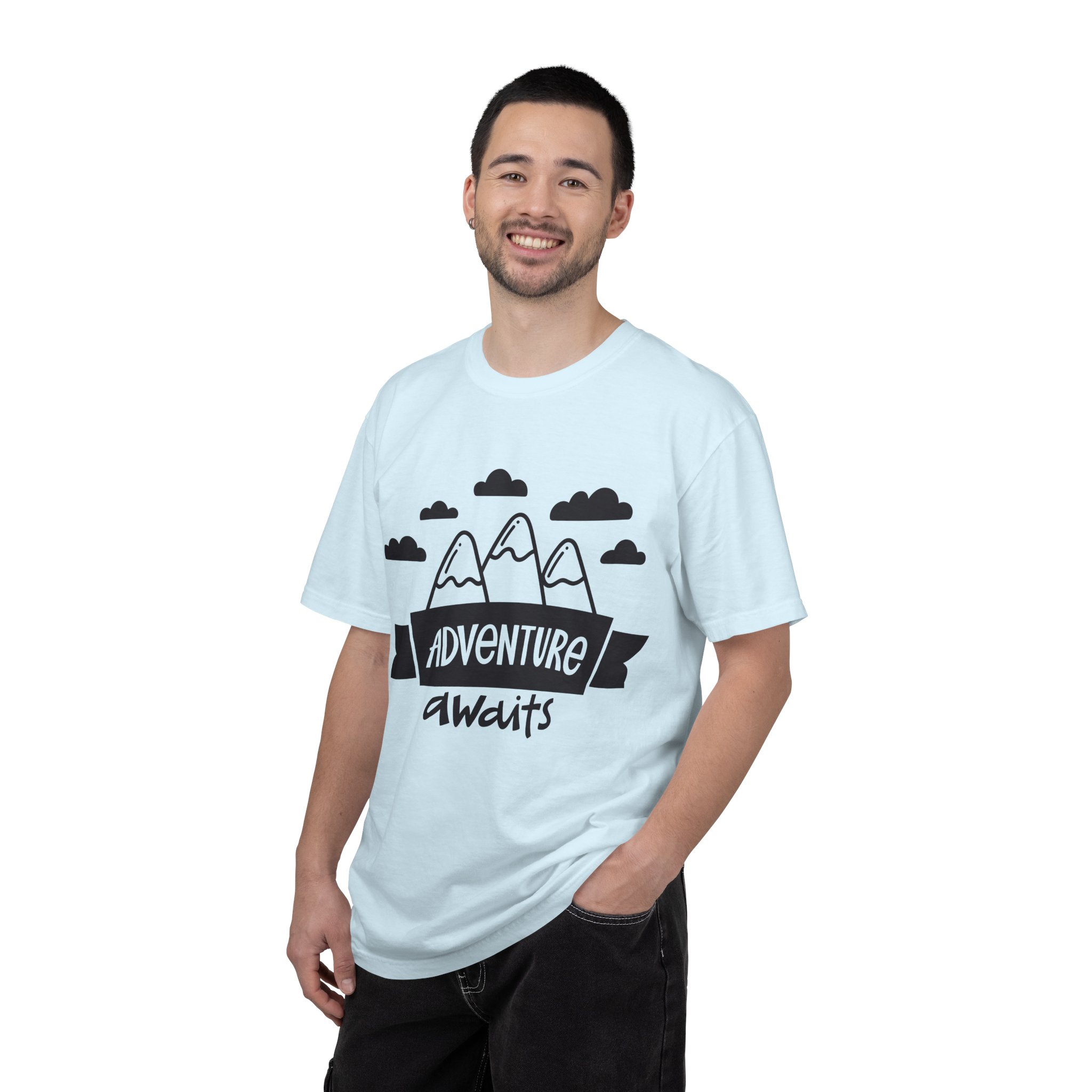 C - 14.4a - Adventure Awaits Unisex Garment-Dyed T-shirt | Nature Lover Tee, Outdoor Shirt, Travel Apparel, Gift for Explorers, Adventure Clothing. - Image 42
