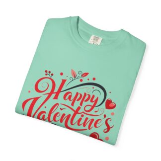 Happy Valentine’s Day Heart Design T-Shirt – Romantic Valentine Graphic Tee for Couples, Love Gift & Festive Wear. - Image 31